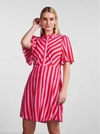 Sukienki - YAS Sukienka koszulowa Savanna 26029347 Fioletowy Regular Fit - miniaturka - grafika 1