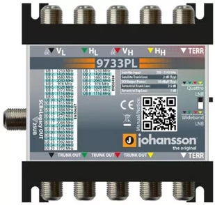 Multiswitch Unicable II Johansson 9733PL ver.2 - 5/1 dCSS/dSCR - Rozgałęźniki i multiswitche do TV-SAT - miniaturka - grafika 1