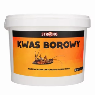 Strong Kwas Borowy Środek W Proszku Do Opylania Boric Acid Na Karaluchy, Mrówki I Pluskwy 3 Kg - Zwalczanie i odstraszanie szkodników - miniaturka - grafika 1
