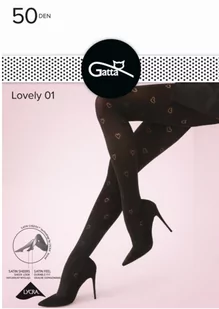 RAJSTOPY GATTA LOVELY 50 WZ 01 (kolor Nero, rozmiar 3) - Rajstopy - miniaturka - grafika 1