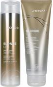 Szampony do włosów - Joico Blonde Life Package - zestaw szampon i odżywka do włosów - miniaturka - grafika 1