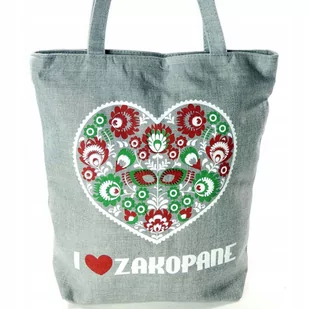 Boho Zakopane Duża Torba na Ramię Damska - Torby i wózki na zakupy - miniaturka - grafika 1