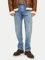 Spodnie męskie - Jack&Jones Jeansy Chris 12259166 Niebieski Relaxed Fit - miniaturka - grafika 1