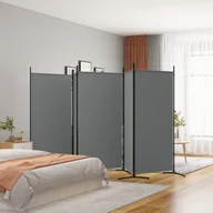 Parawany - Lumarko Parawan 5-panelowy, antracytowy, 433x180 cm, tkanina! - miniaturka - grafika 1