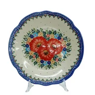 Dekoratorstwo - Ceramiczny talerz obiadowy 27,5 cm Ceramika Bolesławiec - miniaturka - grafika 1
