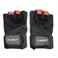 Rękawice do ćwiczeń - HMS RST01 BLACK/RED ROZM. M RĘKAWICE NA SIŁOWNIĘ - miniaturka - grafika 1