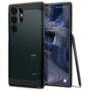 Spigen Etui Tough Armor do Samsung Galaxy S23 Ultra Zielony - Etui i futerały do telefonów - miniaturka - grafika 1