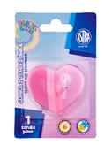 Temperówki - Astra Temperówka i gumka w kształcie Serca transformer 2w1 - miniaturka - grafika 1