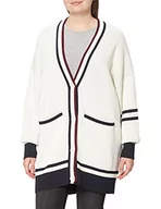 Swetry damskie - BOSS C_Fulianna damski sweter z dzianiny, Open White118, XXL, Open White118, XXL - miniaturka - grafika 1