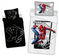 Pościel dla dzieci - Jerry Fabrics Pościel świecąca w ciemności 140x200 Spiderman Człowiek Pająk 8438 bawełniana poszewka 70x90 - miniaturka - grafika 1