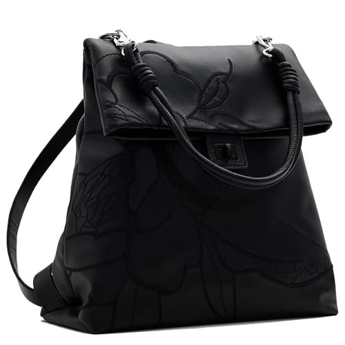 Desigual Women's Accessories PU plecak mini, czarny, jeden rozmiar