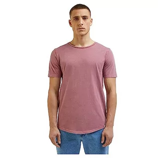 Koszulki męskie - Lee T-shirt męski SHAPED TEE, Rosa, S - grafika 1