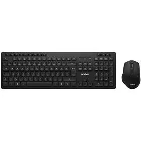 Klawiatura i mysz Niceboy Office MK10 Combo Comfort Set (office-MK10-combo) Czarna - Zestawy myszka + klawiatura - miniaturka - grafika 1
