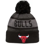 Czapki męskie - New Era Jake Cuff Beanie Chicago Bulls Hat 60565217, Mężczyzna, Czapka, Szary - miniaturka - grafika 1