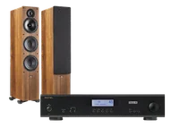Zestawy stereo - Rotel A11 Tribute (czarny) + Tesi 661 (orzech) - miniaturka - grafika 1
