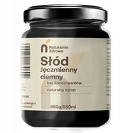 Cukier i słodziki - Słód syrop JĘCZMIENNY CIEMNY Naturalnie Zdrowe 650g/550ml Do wypieków - miniaturka - grafika 1