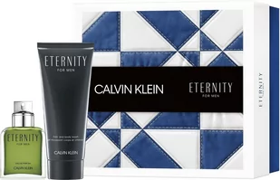 Calvin Klein Eternity For Men zestaw Edp 50 ml + Żel pod prysznic 100 ml dla mężczyzn - Zestawy perfum męskich - miniaturka - grafika 1