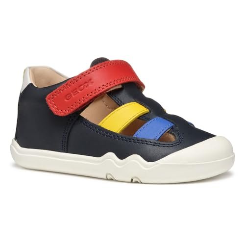 Geox B Steppieup Boy A buty dziecięce, Wielobarwna, 24 EU