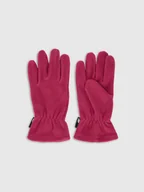 Rękawiczki dla dzieci - 4F Rękawiczki polarowe dziecięce - różowe L/XL - miniaturka - grafika 1