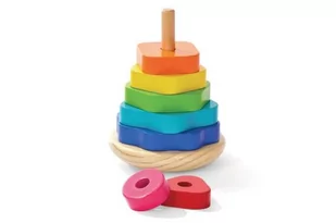 Artyk, Piramidka drewniana - Zabawki interaktywne dla dzieci - miniaturka - grafika 1