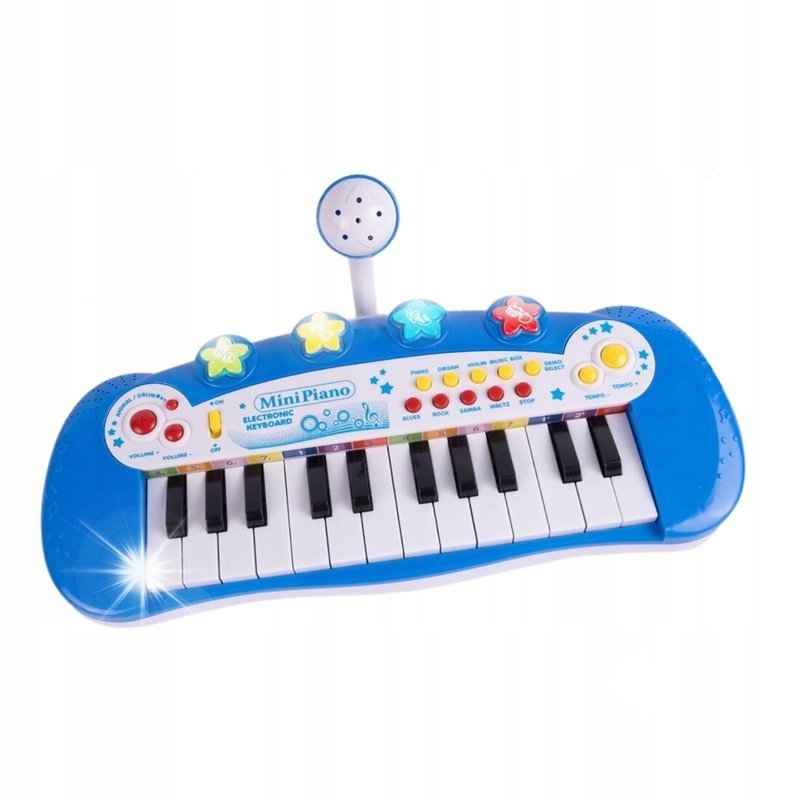 Elektroniczne Pianino Organy Dla Dzieci Efekty Świetlne Mikrofon Muzyka