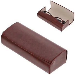 Etui okularowe na magnes ET-126B brązowe - Akcesoria do okularów - miniaturka - grafika 1