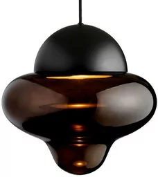 Design By Us - Nutty XL Lampa Wisząca Brown/Black Design By Us - Lampy sufitowe - miniaturka - grafika 1