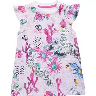 Replay Dziewczęca sukienka PG3206, 010 All Over PINK Tropics, 36M, 010 All Over Pink Tropics, 3 Lata - Sukienki - miniaturka - grafika 1