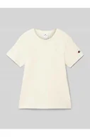 Koszulki i topy damskie - T-shirt z wyhaftowanym logo - Champion - miniaturka - grafika 1