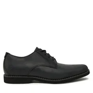 Półbuty męskie - Półbuty Timberland Woodhull Leather Oxford TB0A2CWA0011 Czarny - miniaturka - grafika 1