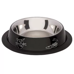 Miska Metalowa Na Gumie Dla Kota 0,25l Barry King - Miski dla kotów - miniaturka - grafika 1