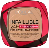Pudry do twarzy - L'Oréal Paris Infaillible 24H Fresh Wear puder do makijażu, 220, piaskowy, 53,4 g - miniaturka - grafika 1