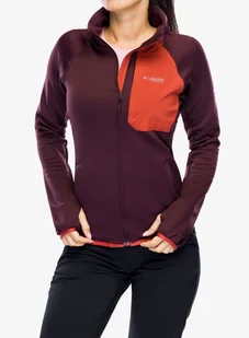 Bluza polarowa damska Columbia Triple Canyon Grid Fleece Full Zip - Odzież trekkingowa damska - miniaturka - grafika 1