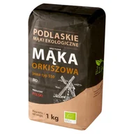 Zdrowa żywność - Podlaskie Mąki Ekologiczne Mąka orkiszowa Jasna Bio 1 kg - miniaturka - grafika 1