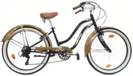 Rowery - Rower Miejski Damski 26 Beach Cruiser Odblaski Dzwonek Retro Revo Stopka / KCP - miniaturka - grafika 1