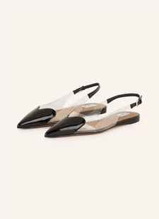 Alaïa Paris Baleriny Z Odkrytą Piętą schwarz - Baleriny - miniaturka - grafika 1