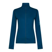 Bluzy damskie - Bluza damska Icebreaker Merino 300 RealFleece Descender LS Zip Atlantis S - miniaturka - grafika 1