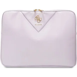 Guess Triangle 4G Sleeve - Etui na notebooka 13" / 14" (fioletowy) - Torby na laptopy - miniaturka - grafika 1