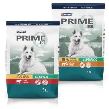 Karma Sucha Dla Psa Pupil Prime Quality 2X10 Kg Mix
