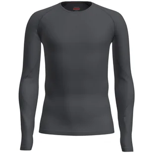 Męska koszulka Icebreaker M Mer 260 Zoneknit Seamless LS Crewe Rozmiar: L / Kolor: czarny - Koszulki sportowe męskie - miniaturka - grafika 1