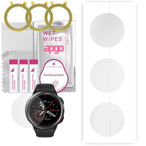3x folia ochronna hydrożelowa do Mibro Watch GS - apgo Smartwatch Hydrogel Protection Ochrona na ekran smartwatcha