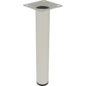 Zawiasy, okucia i inne akcesoria - Noga meblowa okrągła 20 cm biała - miniaturka - grafika 1