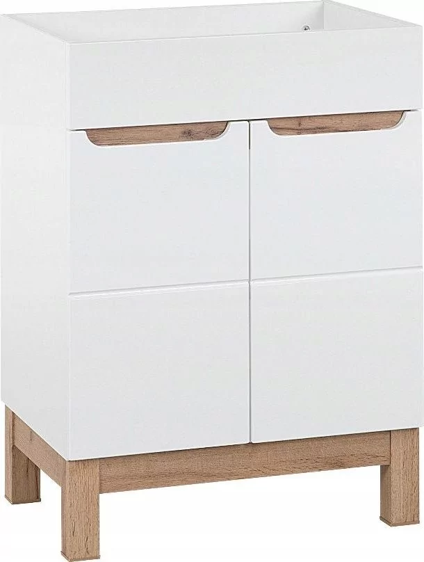 Szafka pod umywalkę 60 cm BALI WHITE 820 stojąca