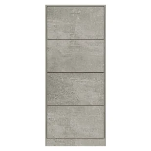 Lumarko Szafka na buty, szarość betonu, 63x24x147 cm - Szafki na buty - miniaturka - grafika 5
