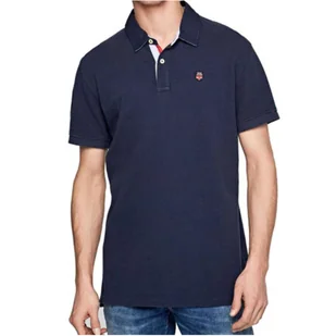 Koszulka męska pepe Jeans bawełniana polo granatowa-S - Koszulki męskie - miniaturka - grafika 1