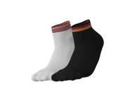 Skarpetki i podkolanówki sportowe - CRIVIT Skarpetki rowerowe damskie lub męskie (biały/czarny/pomarańczowy, 37/38) - miniaturka - grafika 1
