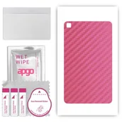 Akcesoria do tabletów i e-booków - folia naklejka skórka strukturalna na TYŁ do Samsung Galaxy Tab S6 WiFi SM-P613 - Carbon Różowy - apgo SKINS - miniaturka - grafika 1