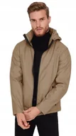 Kurtki męskie - TRENDYOL MĘSKA KURTKA PARKA BEŻOWA Z KAPTUREM XL 5_A - miniaturka - grafika 1