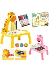 Projektor żyrafa do rysowania stolik - Zabawki kreatywne - miniaturka - grafika 1
