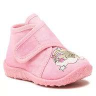 Buty dla dziewczynek - Kapcie Superfit 1-009253-5540 M Pink - miniaturka - grafika 1